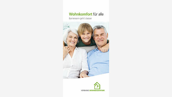 Themenbild: Titel des Faltblatts Wohnkomfort für alle Themenbild: Titel des Faltblatts Wohnkomfort für alle